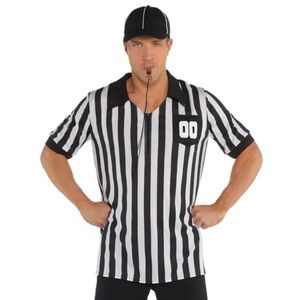 Referee Kit Adult Standard fits up to size 44 including shirt, hat, whistle